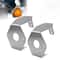 Stainless Steel Watermelon Light Bracket Set Turn Signal Mount Holder For Frame Adjustable Brackets 0