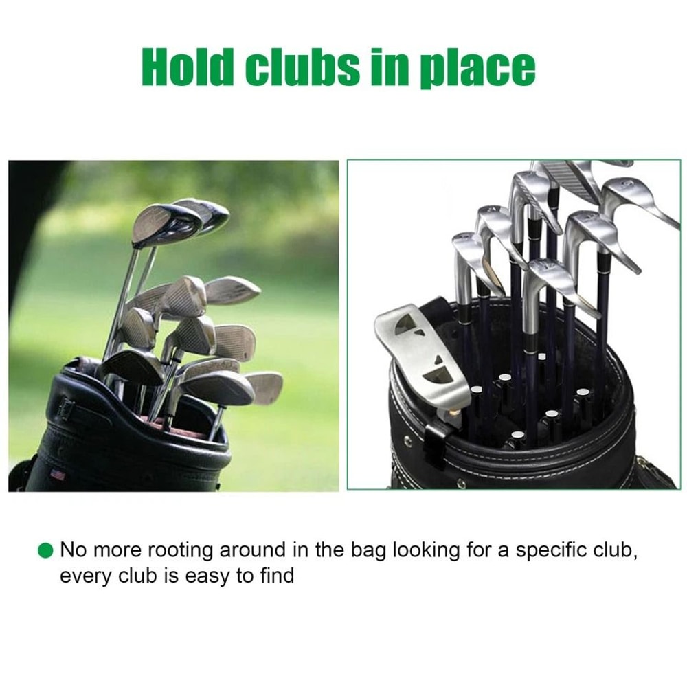 Golf Club Clip Organizer Putter Bag Holder Driver Protector Set Plastic Golf Bag Clips For Iron Clu 3