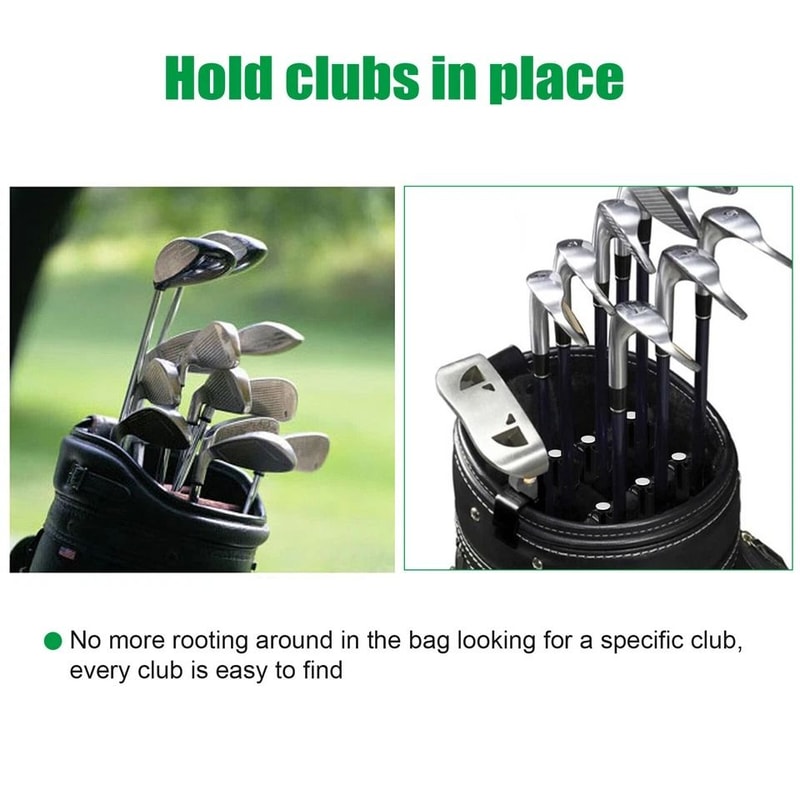 Golf Club Clip Organizer Putter Bag Holder Driver Protector Set Plastic Golf Bag Clips For Iron Clu 3