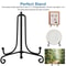 Wrought Iron Plate Holders Classic Display Stand For Photos Frames Wedding Card Racks Adjustable Pi 2