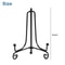 Wrought Iron Plate Holders Classic Display Stand For Photos Frames Wedding Card Racks Adjustable Pi 4