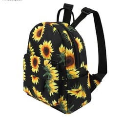 sunflower backpack women waterproof mini purse shoulder rucksack travel bag, cute and durable, perfect for everyday use