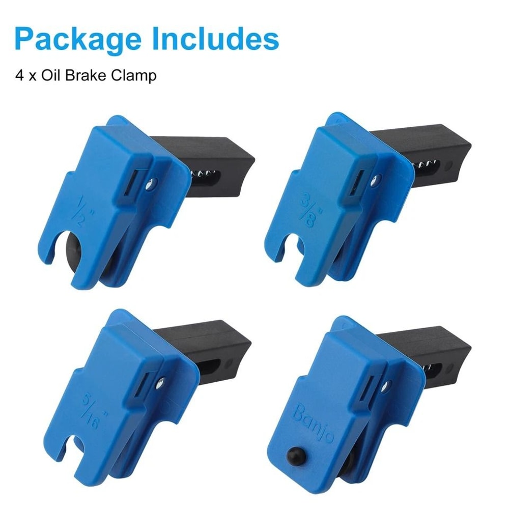 Brake Line Clamp Kit SpringLoaded Fluid Stopper Car Fluid Line Repair Tool 2