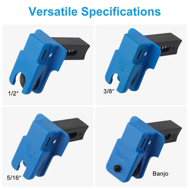 Brake Line Clamp Kit SpringLoaded Fluid Stopper Car Fluid Line Repair Tool 6