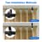 Durable Curtain Rod Brackets Aluminum ABS Wall And Ceiling Mount Holders Perfect For Home Drapery 4
