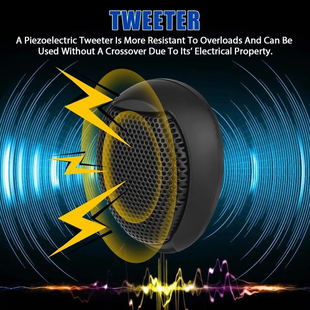 Super Power Loud Dome Tweeter Universal Car Stereo Speaker Audio Upgrade 5