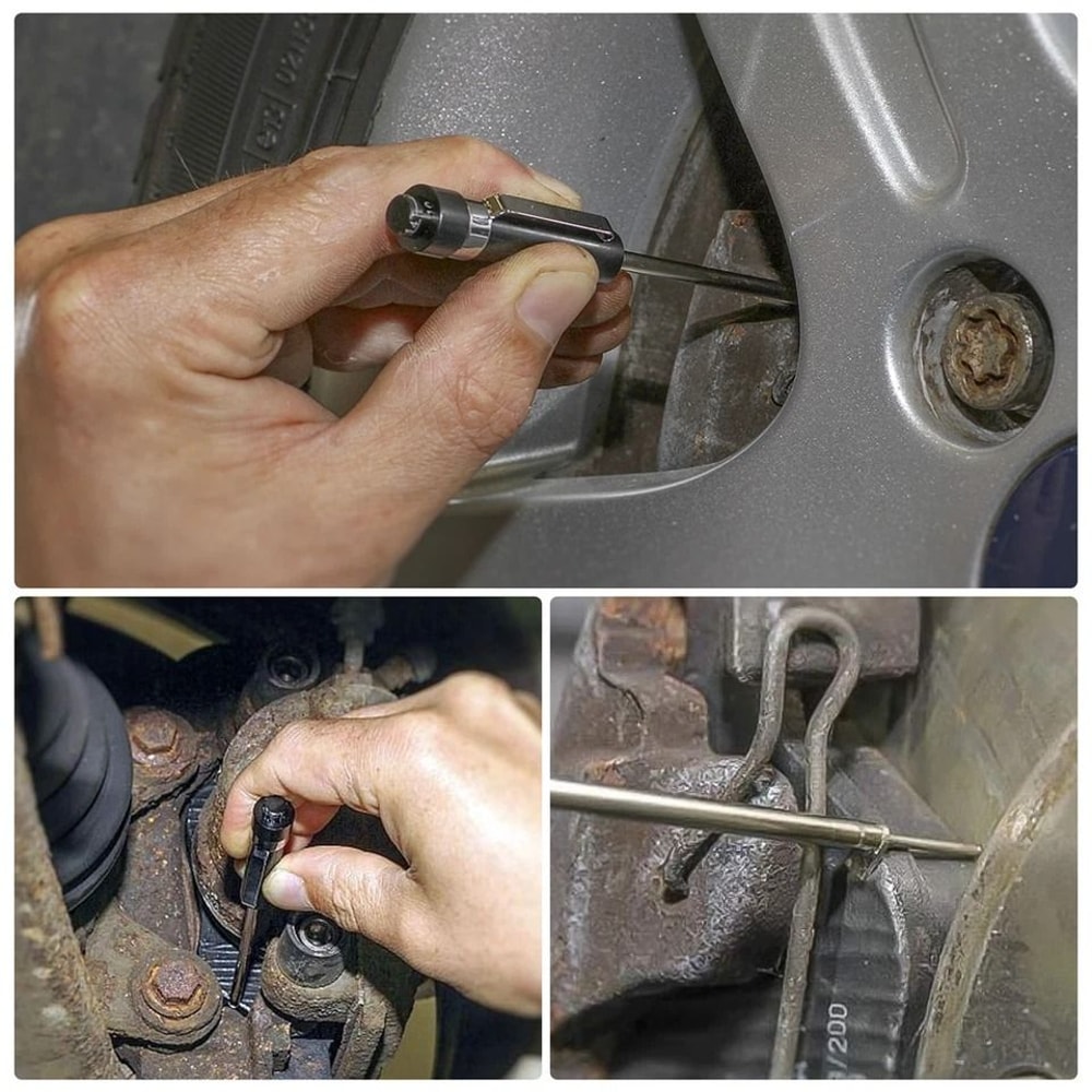 Brake Pad Thickness Detection Pen Car Brake Pad Thickness Gauge Measuring Tool For Backing Plate In 2