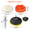 Wool And Sponge Drill Polishing Buffing Pad Set Polishing Buffing Pad With Hook And Loop Backing Pa 6