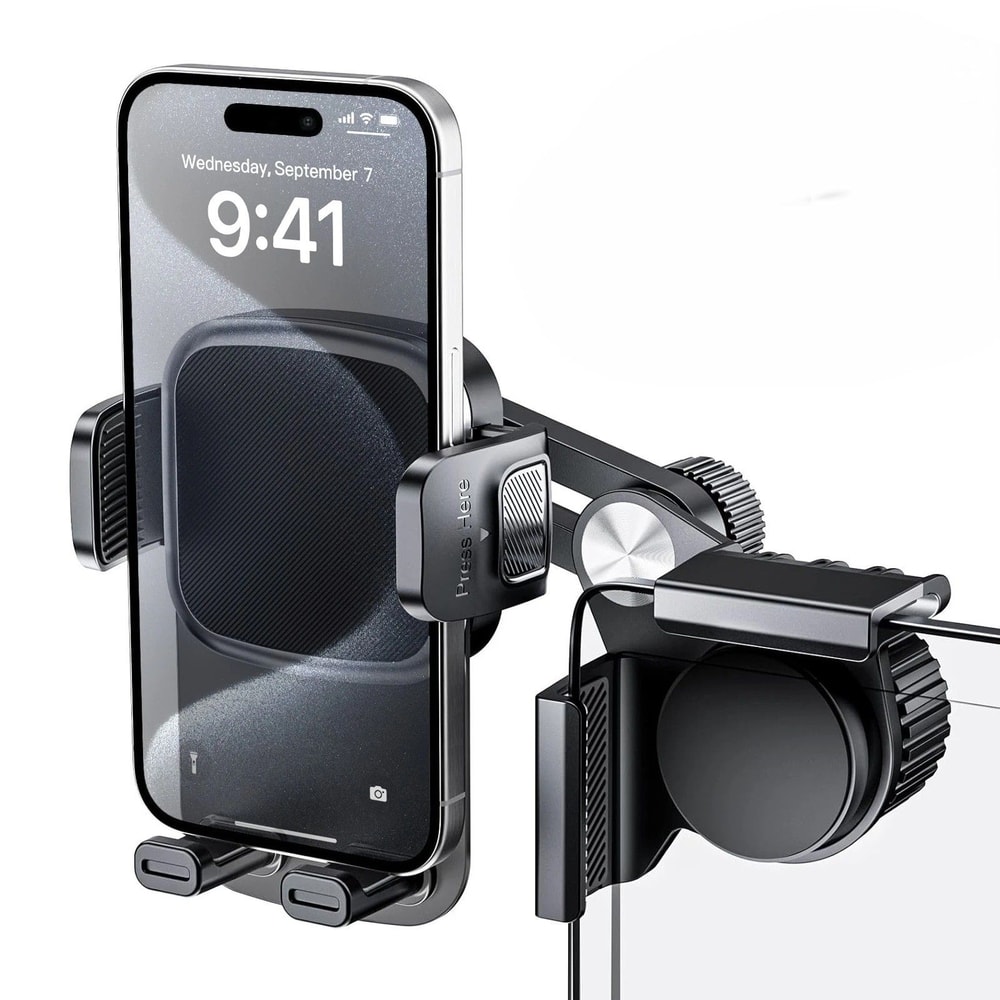 Tesla Screen Car Phone Mount Adjustable Clip Holder For Cybertruck Hands Free Display Fit 0
