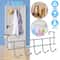 Metal Organizer Over The Door Hooks Rack Hanger Bathroom Perfect For Clothes Hats Bags Home Organiz 1