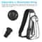 Transparent Backpack Men Women Clear PVC Chest Bag Shoulder Crossbody Waterproof Sling For Daily Us 3