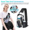 Transparent Backpack Men Women Clear PVC Chest Bag Shoulder Crossbody Waterproof Sling For Daily Us 4