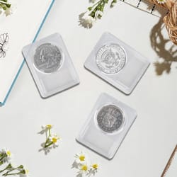 coin slab display , holder storage box for morgan, peace, ike silver dollar, clear acrylic protection