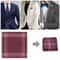 Classic Hankies Cotton Men Handkerchiefs Hanky Pocket Square Stylish Soft Fabric Perfect Gift 3