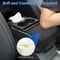 Armrest Pillow For Car Center Console Leather Cover With Storage Cup Holder Phone Slot Tissue Box 6