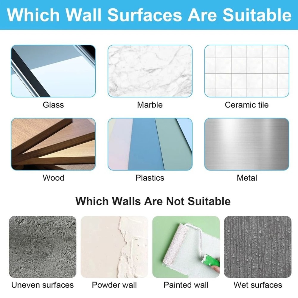 Suction Cup Hooks Heavy Duty Stainless Steel Wall Hanger No Drilling Strong Hold For Bathroom Kitch 3