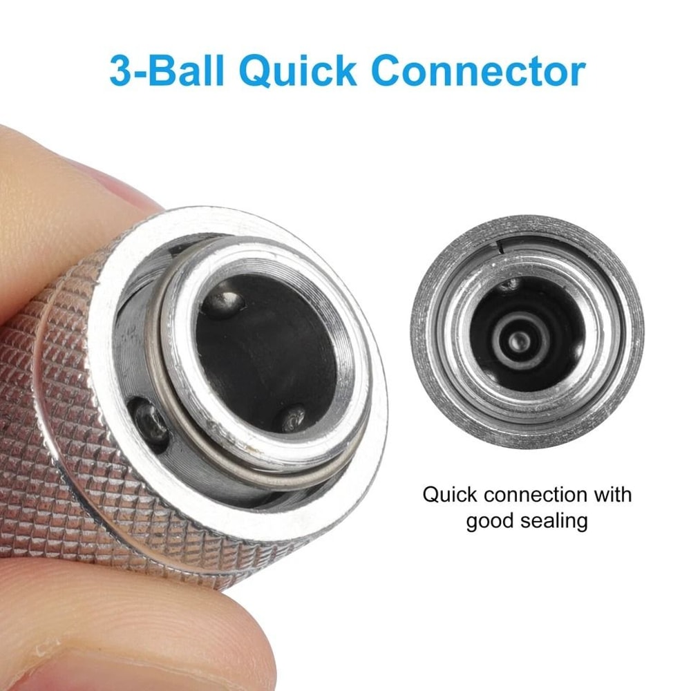 Compression Testing Gauge Engine Compression Tester Kit With Hose Bar For Automotive Small Engines 3