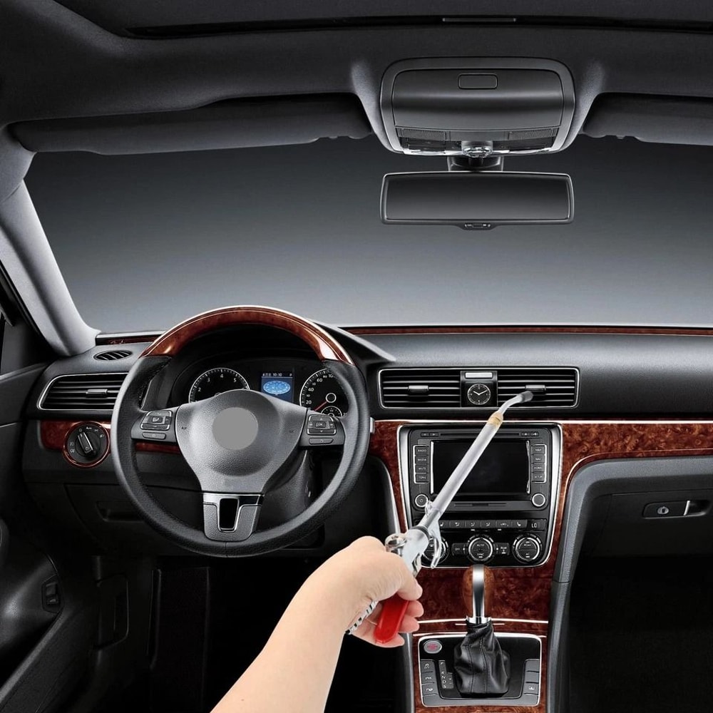 Extendable Heavy Duty Air Blow Gun Nozzle High Flow Dust Removal Tool Male Quick Plug 3