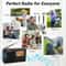 Digital LCD FMAMSW Radio Portable Pocket Radio With Alarm Clock Sleep Timer Earphones LongLasting B 3