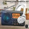Digital LCD FMAMSW Radio Portable Pocket Radio With Alarm Clock Sleep Timer Earphones LongLasting B 5
