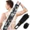 Exfoliating Back Scrubber DoubleSided Body Scrub Towel Bath Exfoliator With Ergonomic Handle 0