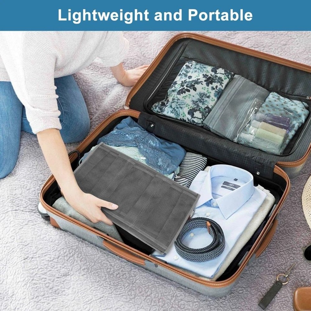 Foldable Pocket Shower Organizer Waterproof Bathroom Storage Bag Hanging Caddy For Toiletries Esse 2