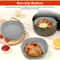 Reusable NonStick Air Fryer Silicone Basket Liners Baking Tray Mats HeatResistant Durable For Easy 5
