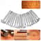 Leather Stamping Tools Saddle Making Punch Set For Crafting Alloy Stamps Durable Accurate Leather 5