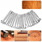 Leather Stamping Tools Saddle Making Punch Set For Crafting Alloy Stamps Durable Accurate Leather 5