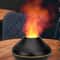 LED Aromatherapy Flame Diffuser Cute Fire Flame Essential Oil Humidifier Air Purifier Quiet Ultraso 0