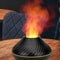 LED Aromatherapy Flame Diffuser Cute Fire Flame Essential Oil Humidifier Air Purifier Quiet Ultraso 0