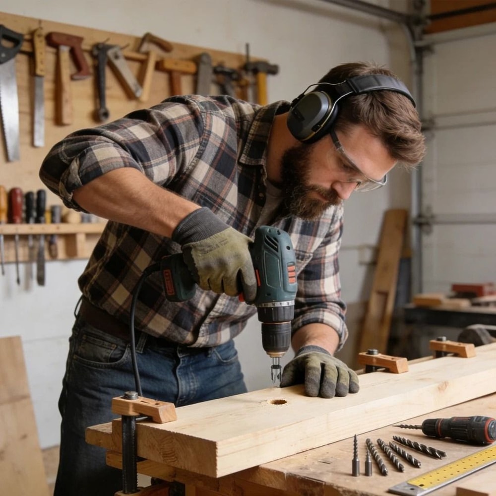 TitaniumPlated Carbon Steel Wood Plug Hole Cutter Dowel Maker Cutting Set Shank Drill Bit For Woodw