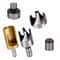 TitaniumPlated Carbon Steel Wood Plug Hole Cutter Dowel Maker Cutting Set Shank Drill Bit For Woodw 0