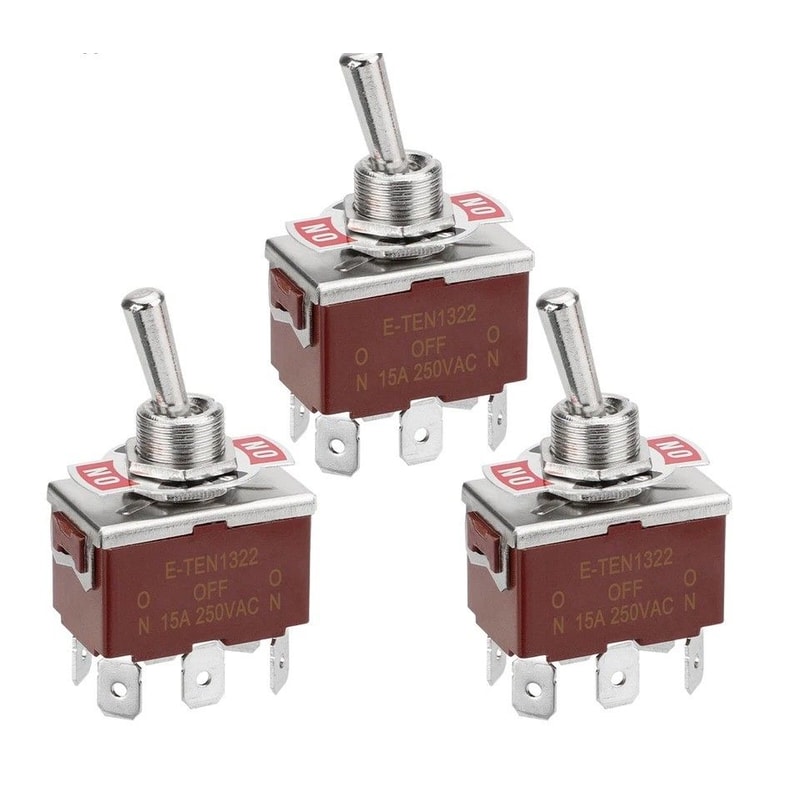 Heavy Duty DPDT ONOFFON Toggle Switch Terminals For Cars Boats Yachts And Appliances 0