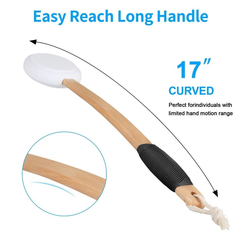 Long Handle Lotion Applicator Back Lotion Brush For Tanning Skin Cream Easy Application NonSlip Han 4