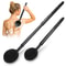 Telescopic Silicone Shower Back Scrubber Adjustable Long Handle Bath Body Brush Detachable DoubleSi