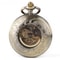 Roman Numerals Vintage Mechanical Pocket Watch Skeleton Dial Automatic Chain For Collectors And Cos 4