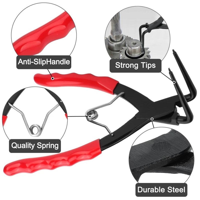 Long Nose Snap Ring Pliers Car Internal Master Cylinder Circlip Pliers Precision Tool For Snap Ring