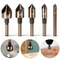 HighSpeed Steel Countersink Drill Bit Set Angled For Wood Plastic Metal And More 0