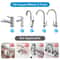 Silicone Kitchen Faucet Sinks Splash Guard Adjustable Drain Pad Water Catcher Tray Sink Mat Water C 5