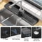 Silicone Kitchen Faucet Sinks Splash Guard Adjustable Drain Pad Water Catcher Tray Sink Mat Water C 7