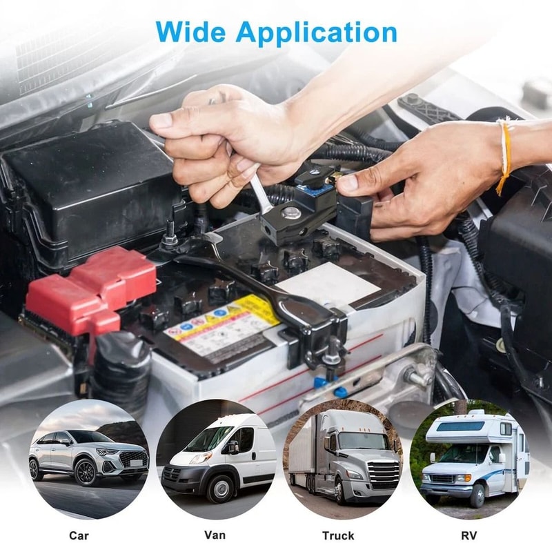 Car Battery Disconnect Isolator Cut Off Switch Universal Terminal Prevents Battery Drain 2
