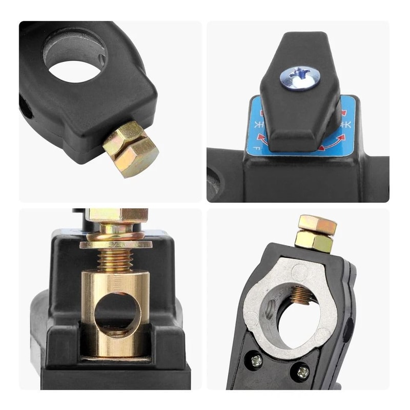 Car Battery Disconnect Isolator Cut Off Switch Universal Terminal Prevents Battery Drain 3