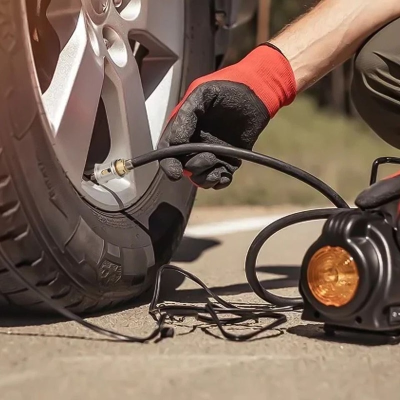 Quick Connect Air Chuck PushOn Brass Tire Inflator Connector Hose Barb Adapter For Schrader Valve 1