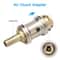 Quick Connect Air Chuck PushOn Brass Tire Inflator Connector Hose Barb Adapter For Schrader Valve 7