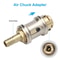 Quick Connect Air Chuck PushOn Brass Tire Inflator Connector Hose Barb Adapter For Schrader Valve 7
