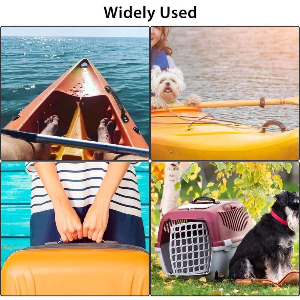 Durable Kayak Carry Rubber Grip Handles Universal Fit For Canoe Boat Side Mount Replacement Fitting 3