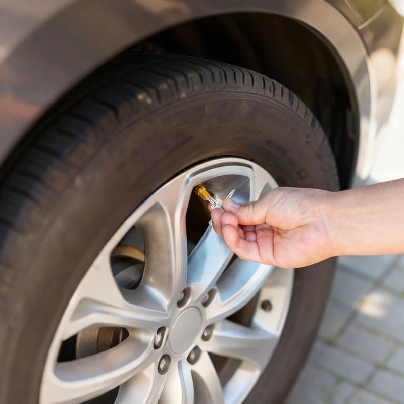 Valve Core Kit With Way Valve Tool Remover For Auto Trucks Motorcycles ATVs Bicycles Universal Ti 1