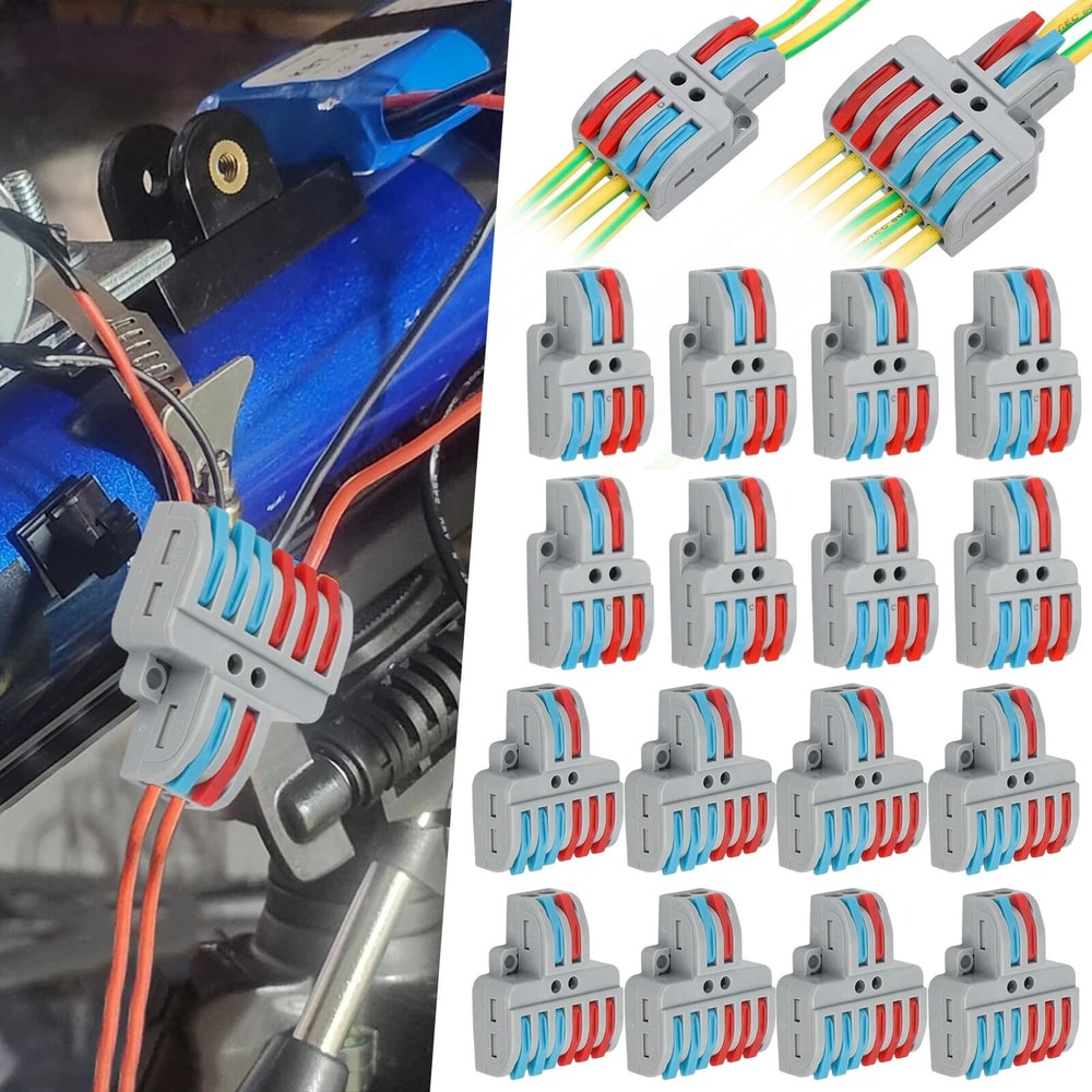 Lever Wire Connectors HighQuality Tinned Copper Compatible With AWG AWG Wires 6