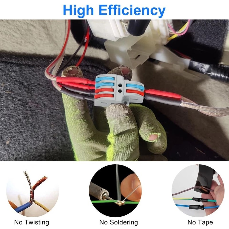 Lever Wire Connectors HighQuality Tinned Copper Compatible With AWG AWG Wires 3